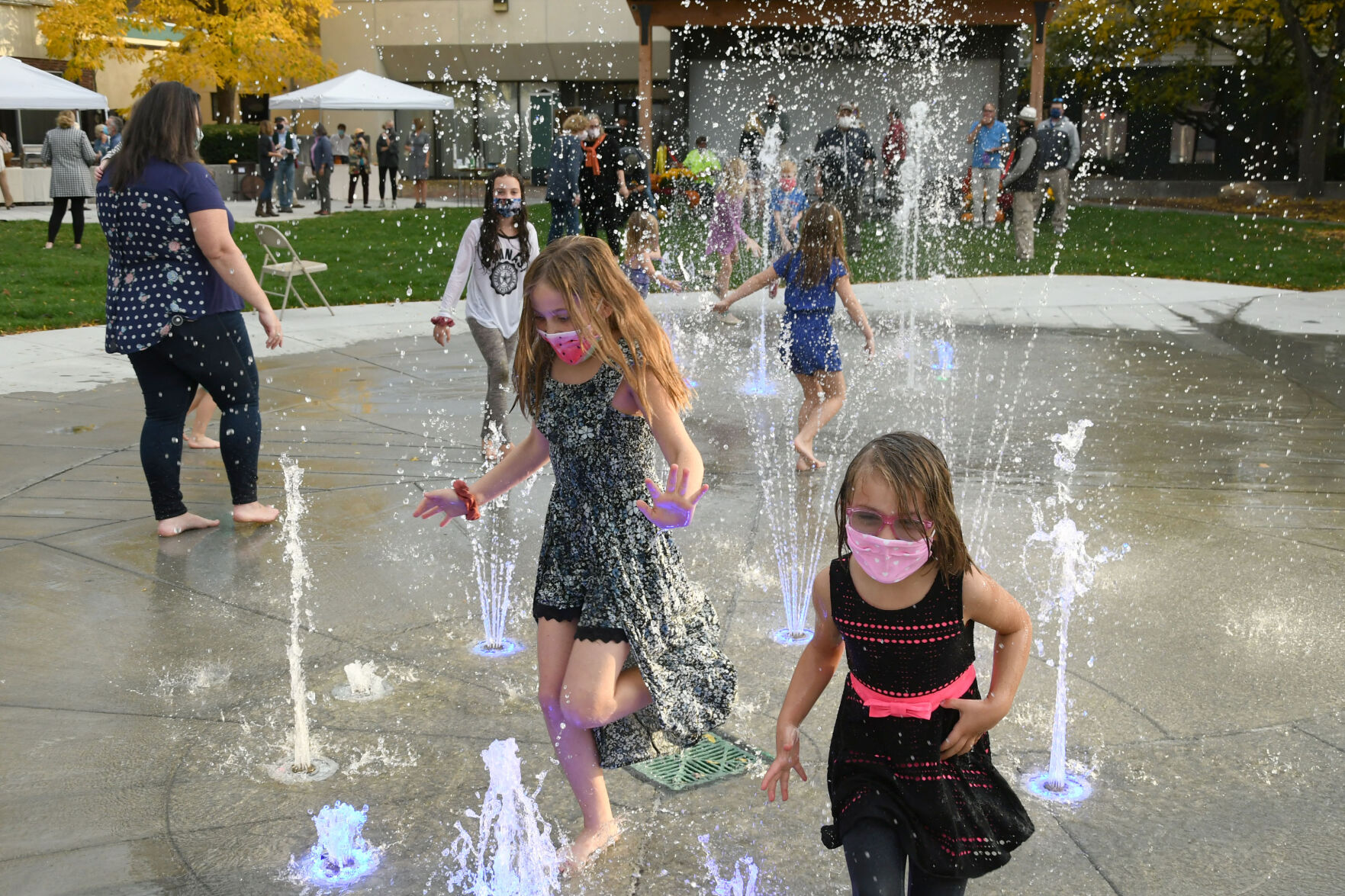 New Splash Pad opens in Merchant's Park